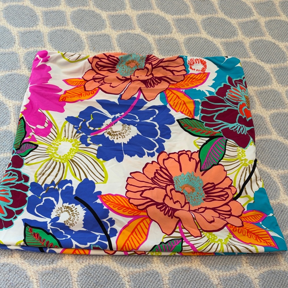 Trina Turk Colorful Patterned skirted swim bottom
